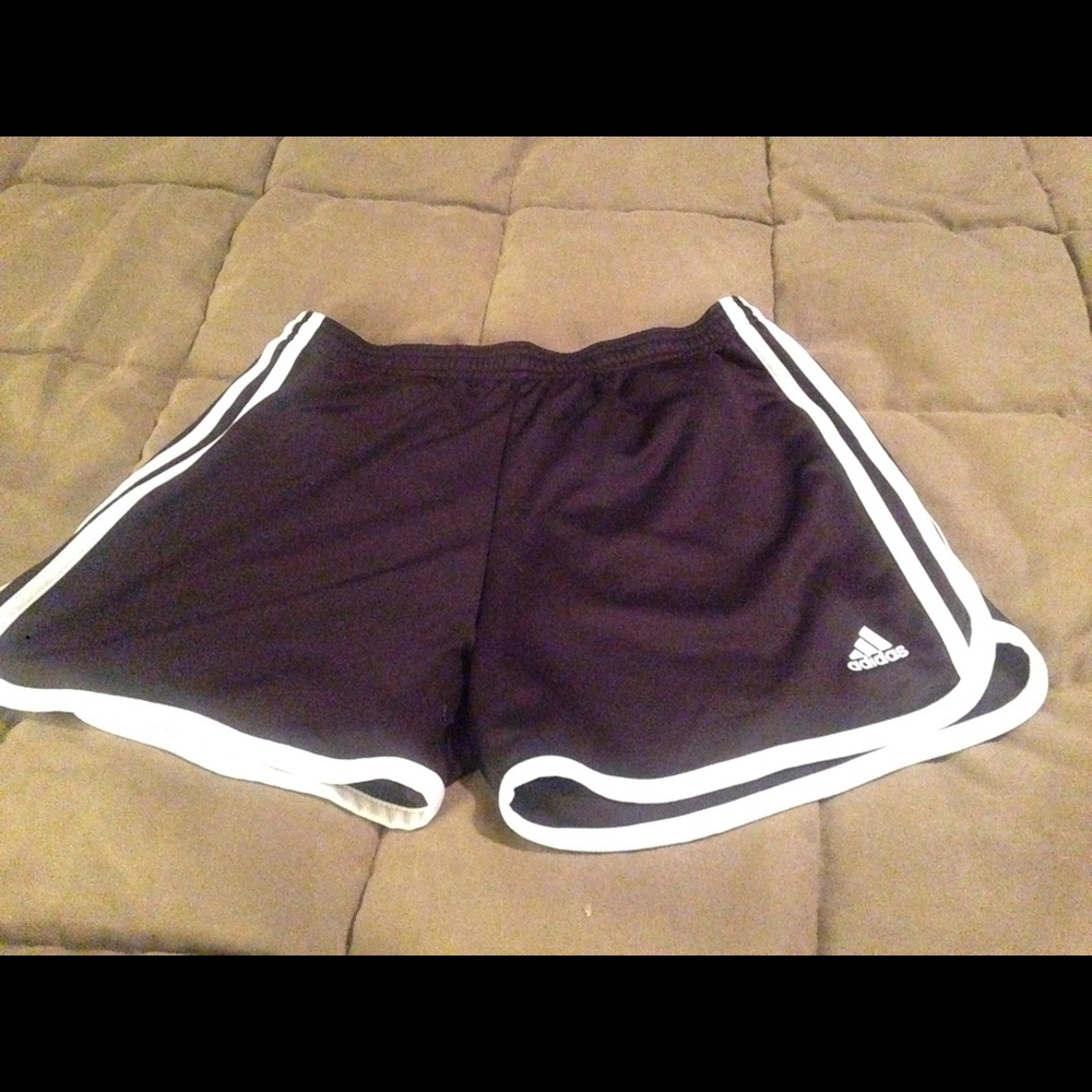 Adidas black running shorts like-new size medium